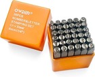 Versatile 36-piece Number And Letter Punch Set - Jewelry Craft   Metal Stamping