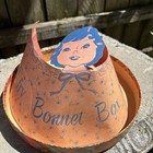 Antique Vintage Doll Hats Felt With Hat Box Usa Made 1940   s