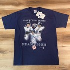 Vintage 1998 World Series Champions New York Yankees T Shirt Mens Large