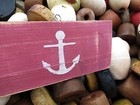 48 Inch Wood Hand Painted Shipyard   Anchor Sign Nautical Seafood   s506 