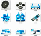 Aluminum Upgrade Parts Kit Diy For 1 10 Himoto E10mtl E10mt E10bp Rc Car Blue