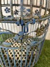 Vintage Shabby Chic Distressed Metal Decorative Birdcage Farmhouse Cottage 15 