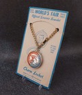 1964-65 New York World   s Fair Unisphere Picture Locket Bracelet Original Card