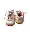 Vintage Nike Toddler Shoes Size 4c White Pink Leather Baby Sneakers Y2k