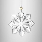 Waterford 2025 Annual Snowcrystal Crystal Christmas Ornament Holiday Decor