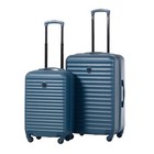 2 Piece Hardside Luggage Set 20  Carry-on 25  Checked Upright Spinner Suitcase