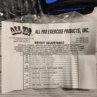 All Pro 500 Adjustable Ankle Weight 10lb Individual Blue Contour Foam Rehab