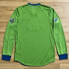 Authentic Seattle Sounders 2018-19 Jersey Mls Home Adidas Med Long Sleeve Flaws