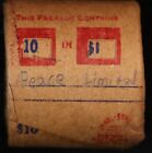Circulated Peace Silver  1 - 10 Coin Roll - Limited - Woolworth woolco
