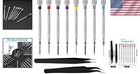 8 Piece Micro Precision Screwdriver Set With Tweezers For Watch Repair