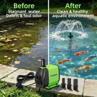 Freesea 800gph Small Pond Pump  45w Adjustable Flow Circulate 500-1200 Gal Pond