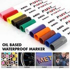 X-bull Multicolor Paint Marker Pen 12pcs Waterproof Permanent For Car Tyre Tire