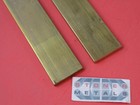 2 Pieces 1 4  X 1  C360 Brass Flat Bar 10  Long Solid Plate Mill Bar Stock H02