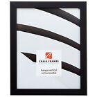 Craig Frames Colori 75    75 Inch Wide Modern Black Picture Frame 4-pack