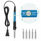Soldering Iron Electric Gun Adjustable Temperature Welding Solder Wire   5 Tips