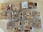 Stampin  Up Holiday Wood Stamps--you Choose  Christmas Halloween New Items Added
