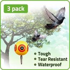 3 Pack Duck Deterrent  Bird Repellent Balloons With Reflective Predator Eyes