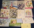 Lot B Of 20 Assorted Birthday Greeting Cards With Matching Envelopes 