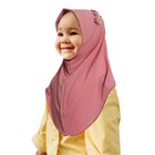 Muslim Kids Instant Hijab1pc Islamic Hijab For Girls Ramadan Eid Prayer Heads   