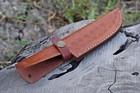 8  Custom Hand Made Cow Leather Sheath For Fixed Blade Knife Ah-1294