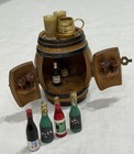 Vintage Miniature Dollhouse 50  Lot Limoges Plates Wine Barrel Copper Pots Clock