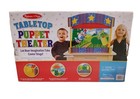 Melissa   Doug Tabletop Puppet Theater - Sturdy Wooden Construction