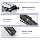 Set Of 2 Folding Shelf Brackets Heavy Duty Stainless Collapsible Wall Mounted