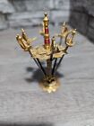 Vintage Toledo Cocktail Picks 6 Brass Miniature Sword 1 12 Scale Weapons Set