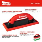 Goldblatt Grout Float With 3 Replaceable Pads Smooth Application For Concrete