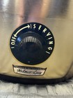 Vtg 1956 Helmco Lacy Pf-40 Gold Topping Warmer Bain Marie White Porcelain Pot