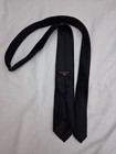 Dockers Kids Black Solid Silk Satin Necktie tie One Size 1 Piece