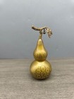 5 3   Old Chinese Dynasty Bronze Fengshui Gourd Calabash Bottle Vase Pot