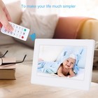 7inch 1024 600hd Digital Photo Picture Frame Alarm Clock Player Album Remote