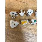 Vintage Hand Painted Porcelain Chinese Zodiac Thimble Set