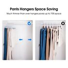 14 Inch Clear Plastic Pants Skirt Hangers  360    Hook Clothes Hangers With Clips