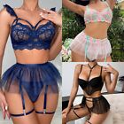 Women s Sexy Lingerie Lace Babydoll Bra Thong Set Sleepwear Underwear Nightwear