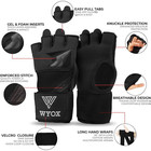 Wyox Gel Quick Hand Wraps For Boxing  Wrist Wraps  Padded Gloves  Muay Thai  Mma