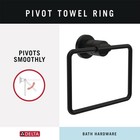 Nicoli Bathroom Set Towel Rack  Toilet Paper Holder  Hand Towel