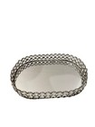Cosmetic Perfume Mirrored Tray Decorative 10 x 7  X 2 