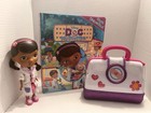 Doc Mcstuffins Medical Kit 9    Doll Talking Stethoscope Head Lamp Badge Book