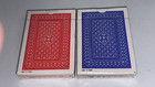  2 Decks  Standard Playing Cards Red blue  new   Sealed  - Rare Brand 