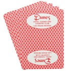 Casino Playing Cards - Dunes Casino Las Vegas Nevada Playing Cards New Red Deck