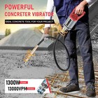 Power Concrete Vibrator 1300w 110v Concrete Vibrabrater With 6 6 Ft Copper Shaft