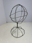 Vtg Twisted Wire Metal Hat Wig Stand 12   