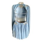 Byrn Lavina Blue Semi Custom 2 Piece Costume Adult Med Pre-owned 