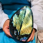 4 77lb  Natural Gorgeous Labradorite Quartz Crystal Stone Specimen Healing