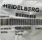 Heidelberg Spring Rod Hdm1479295 C3 011 125f  C3011125f New  free Shipping      