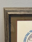 Vintage Smokey Bear 50 Years Poster Print 90s 1994 Rudolph Wendelin Framed 27x21