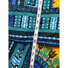 Mens Yellow Dashiki 2 Piece Set African Print Tunic Top And Shorts D-5-4 4447 