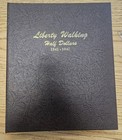 Partial Walking Liberty Silver Half Dollar 50 Cent Coin Lot Set W Dansco Album 